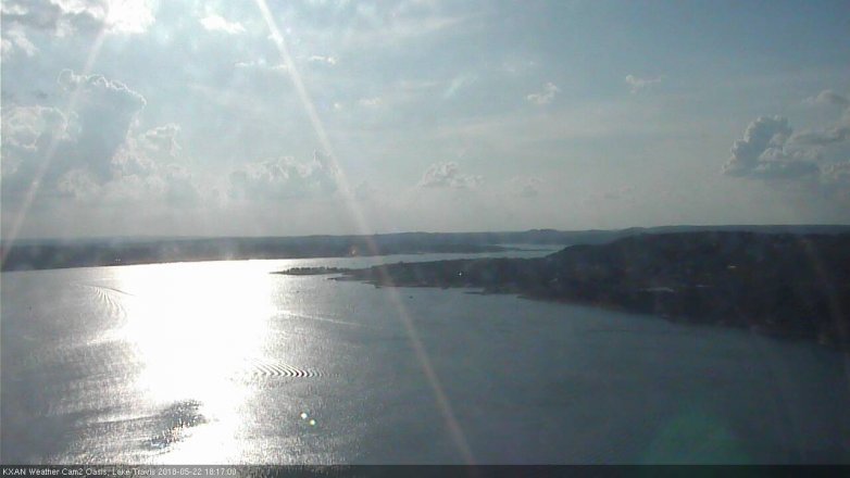 Lake Travis webcam, May 22, 2018 5:20 PM CT