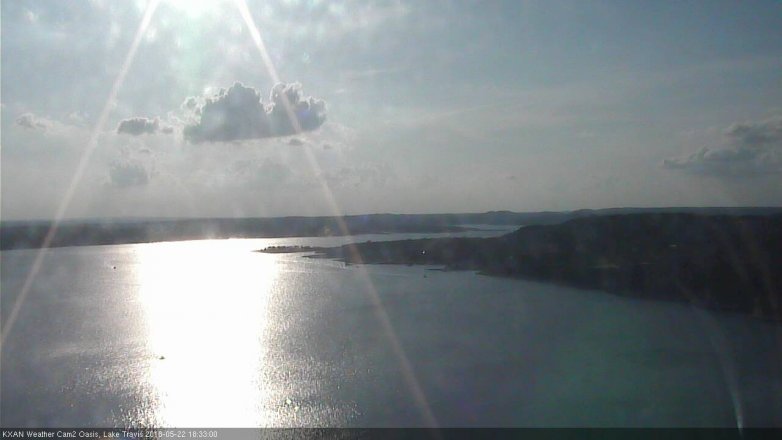 Lake Travis webcam, May 22, 2018 5:35 PM CT