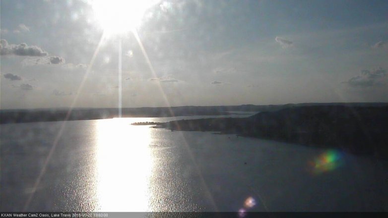 Lake Travis webcam, May 22, 2018 6:05 PM CT