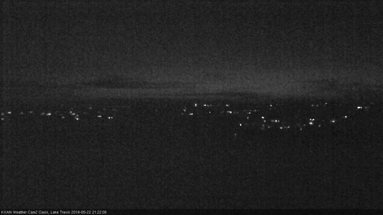 Lake Travis webcam, May 22, 2018 8:25 PM CT