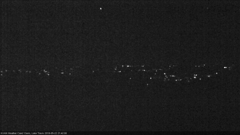 Lake Travis webcam, May 22, 2018 8:45 PM CT