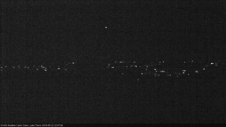 Lake Travis webcam, May 22, 2018 9:10 PM CT