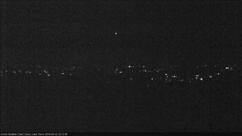 Lake Travis webcam, May 22, 2018 9:15 PM CT
