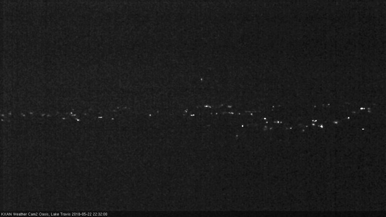 Lake Travis webcam, May 22, 2018 9:35 PM CT