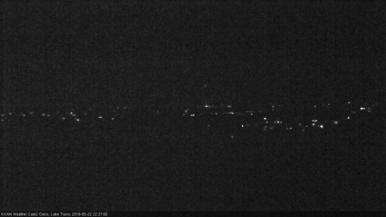 Lake Travis webcam, May 22, 2018 9:40 PM CT