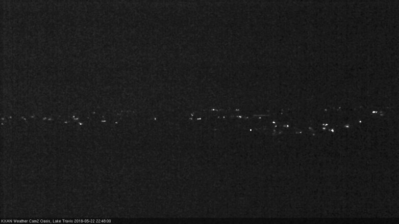 Lake Travis webcam, May 22, 2018 9:50 PM CT