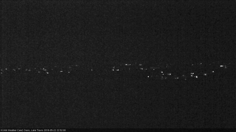 Lake Travis webcam, May 22, 2018 9:55 PM CT