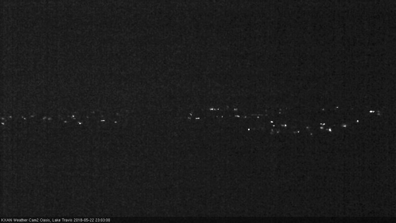 Lake Travis webcam, May 22, 2018 10:05 PM CT
