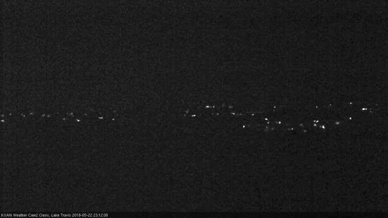 Lake Travis webcam, May 22, 2018 10:15 PM CT