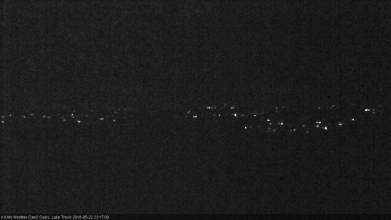 Lake Travis webcam, May 22, 2018 10:20 PM CT
