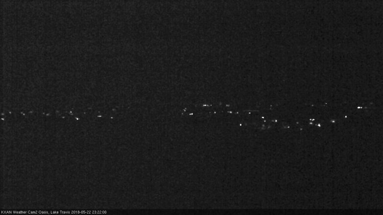 Lake Travis webcam, May 22, 2018 10:25 PM CT