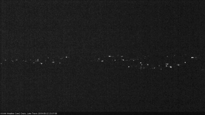 Lake Travis webcam, May 22, 2018 10:40 PM CT