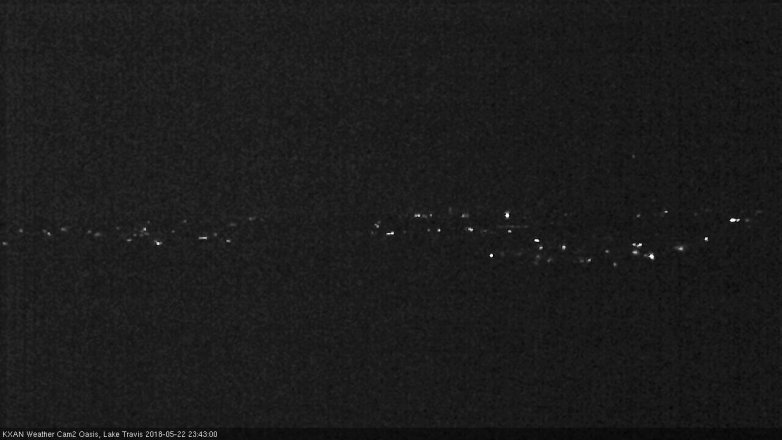 Lake Travis webcam, May 22, 2018 10:45 PM CT