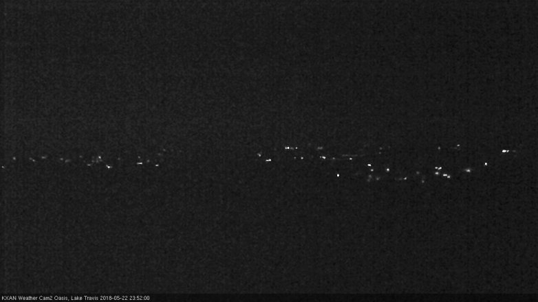 Lake Travis webcam, May 22, 2018 10:55 PM CT