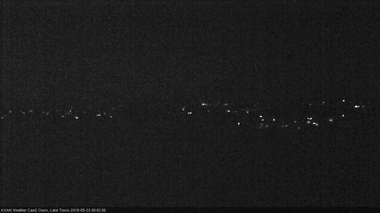 Lake Travis webcam, May 22, 2018 11:05 PM CT