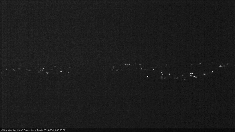 Lake Travis webcam, May 22, 2018 11:10 PM CT