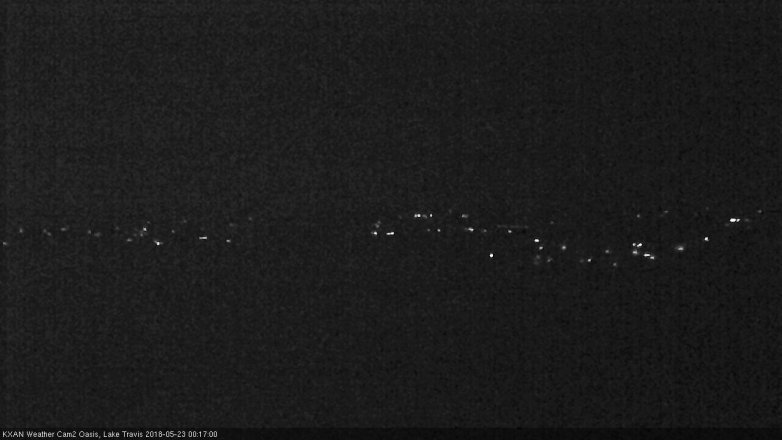 Lake Travis webcam, May 22, 2018 11:20 PM CT