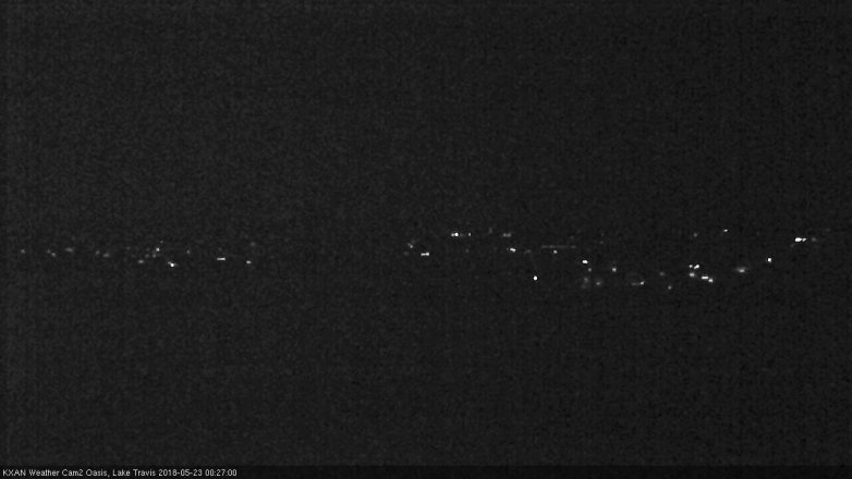 Lake Travis webcam, May 22, 2018 11:30 PM CT