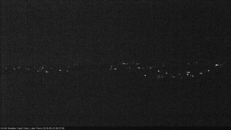 Lake Travis webcam, May 22, 2018 11:40 PM CT