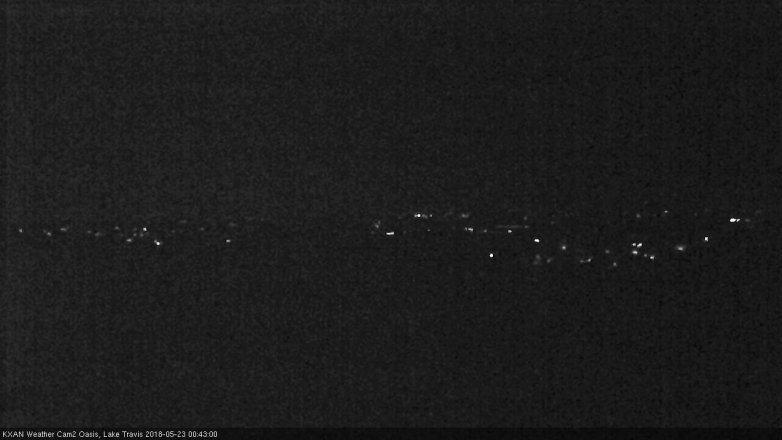 Lake Travis webcam, May 22, 2018 11:45 PM CT
