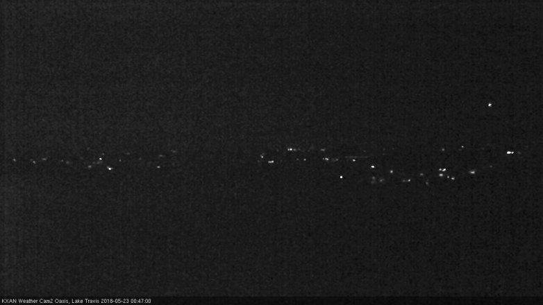 Lake Travis webcam, May 22, 2018 11:50 PM CT