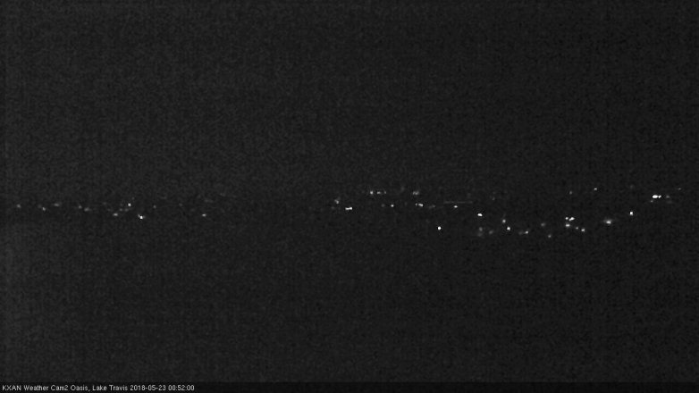 Lake Travis webcam, May 22, 2018 11:55 PM CT