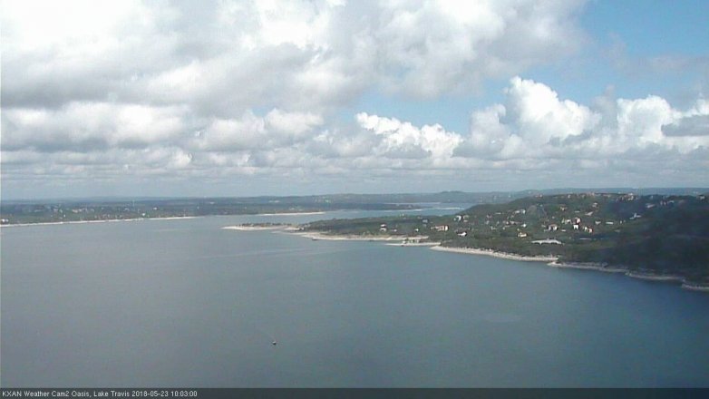 Lake Travis webcam, May 23, 2018 9:05 AM CT
