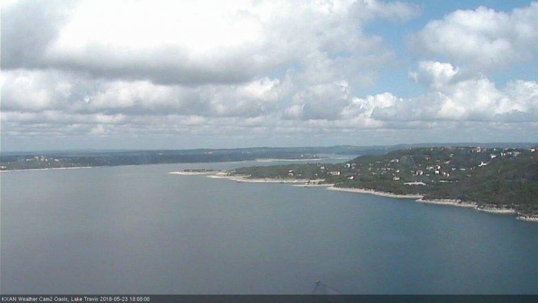 Lake Travis webcam, May 23, 2018 9:10 AM CT