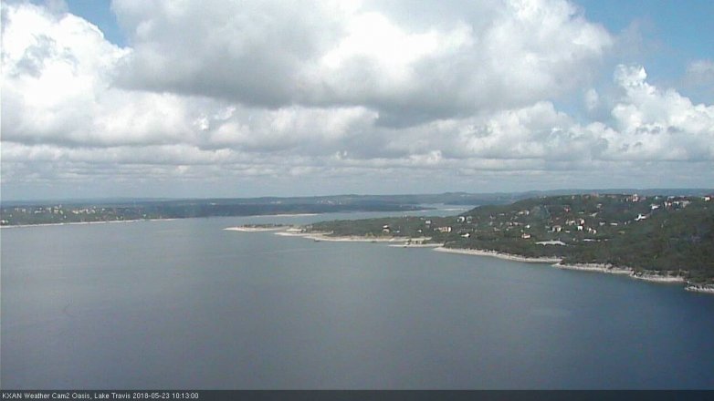 Lake Travis webcam, May 23, 2018 9:15 AM CT