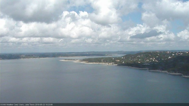 Lake Travis webcam, May 23, 2018 9:25 AM CT