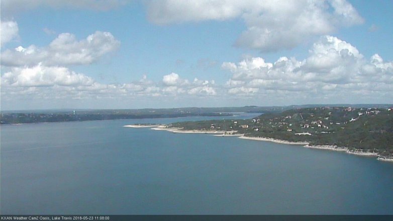 Lake Travis webcam, May 23, 2018 10:10 AM CT