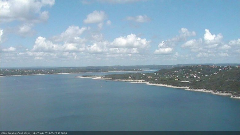 Lake Travis webcam, May 23, 2018 10:30 AM CT