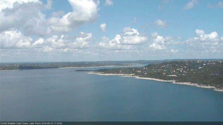 Lake Travis webcam, May 23, 2018 10:35 AM CT