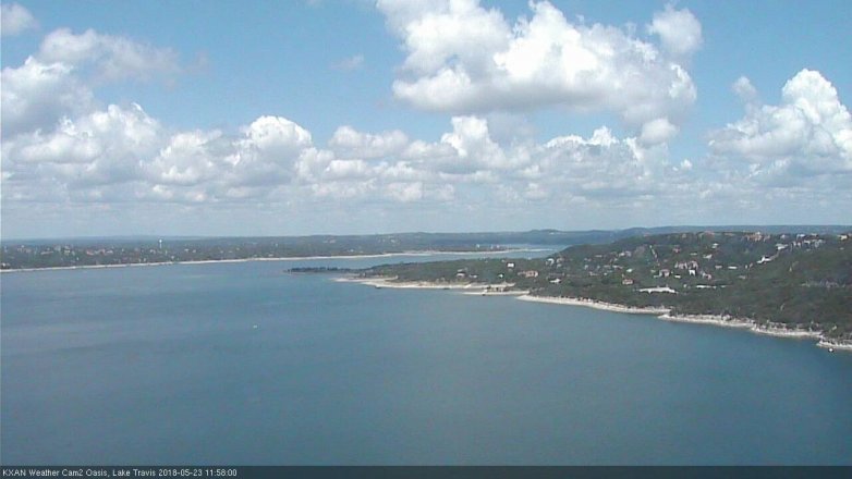 Lake Travis webcam, May 23, 2018 11:00 AM CT