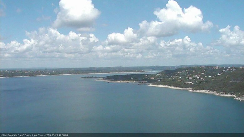 Lake Travis webcam, May 23, 2018 11:05 AM CT