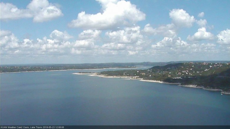 Lake Travis webcam, May 23, 2018 11:10 AM CT