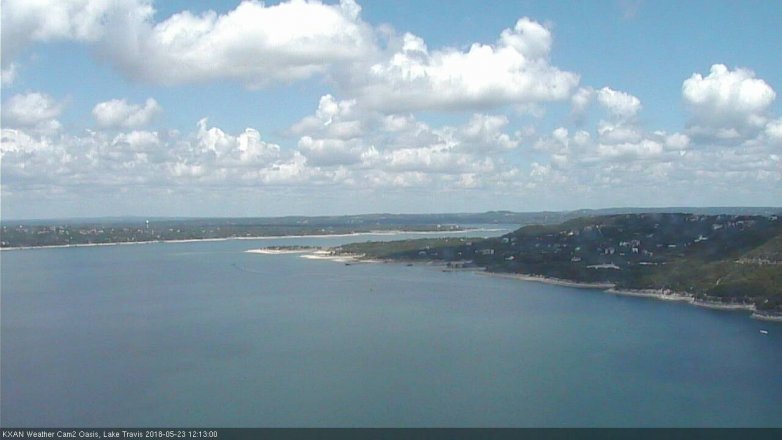 Lake Travis webcam, May 23, 2018 11:15 AM CT