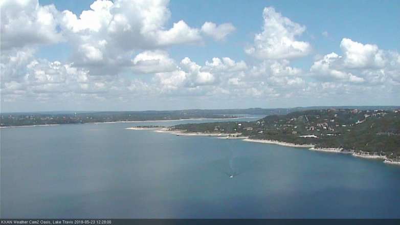 Lake Travis webcam, May 23, 2018 11:30 AM CT