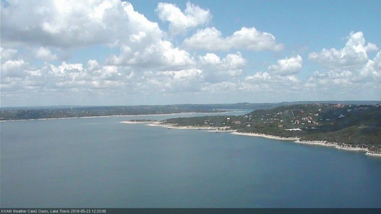 Lake Travis webcam, May 23, 2018 11:35 AM CT
