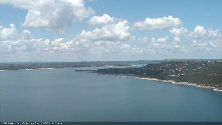 Lake Travis webcam, May 23, 2018 11:40 AM CT