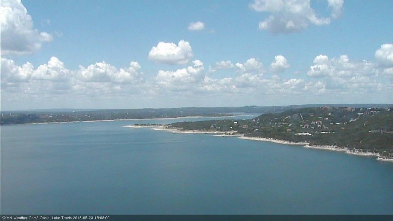 Lake Travis webcam, May 23, 2018 12:10 PM CT