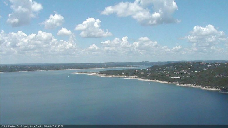 Lake Travis webcam, May 23, 2018 12:20 PM CT
