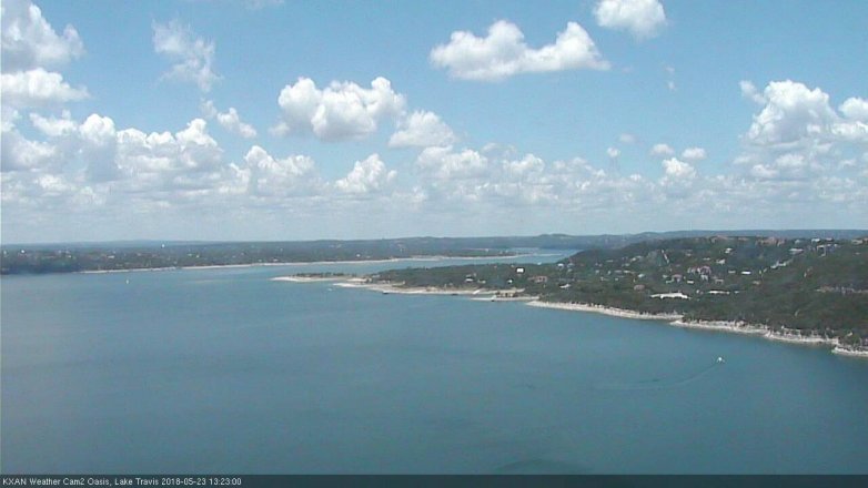Lake Travis webcam, May 23, 2018 12:25 PM CT