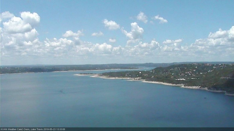 Lake Travis webcam, May 23, 2018 12:35 PM CT