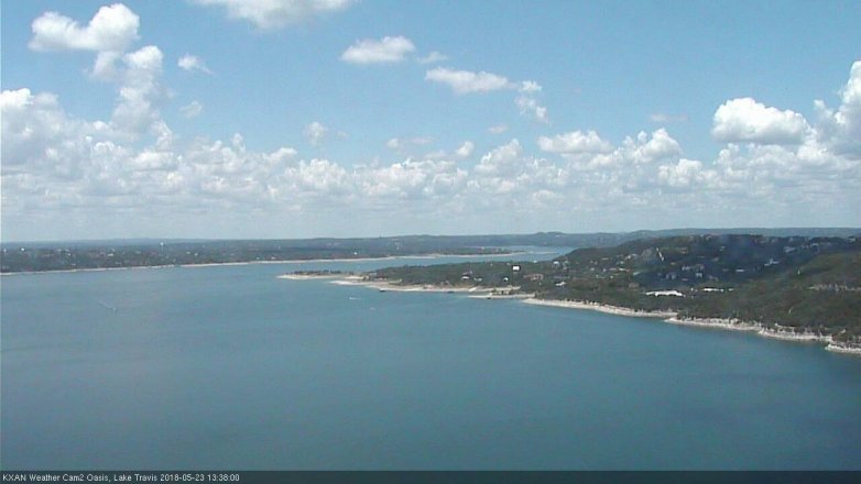Lake Travis webcam, May 23, 2018 12:40 PM CT