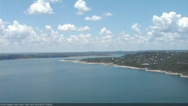 Lake Travis webcam, May 23, 2018 12:50 PM CT