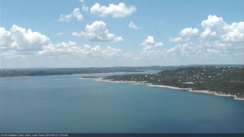 Lake Travis webcam, May 23, 2018 12:55 PM CT