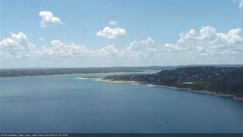 Lake Travis webcam, May 23, 2018 1:20 PM CT