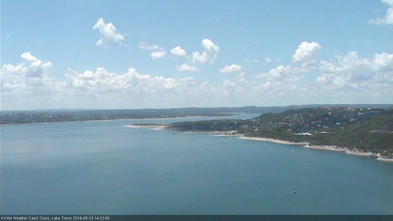 Lake Travis webcam, May 23, 2018 1:25 PM CT