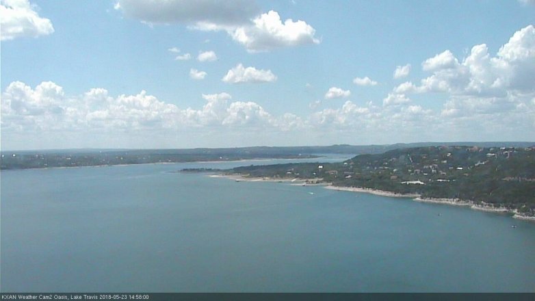 Lake Travis webcam, May 23, 2018 2:00 PM CT